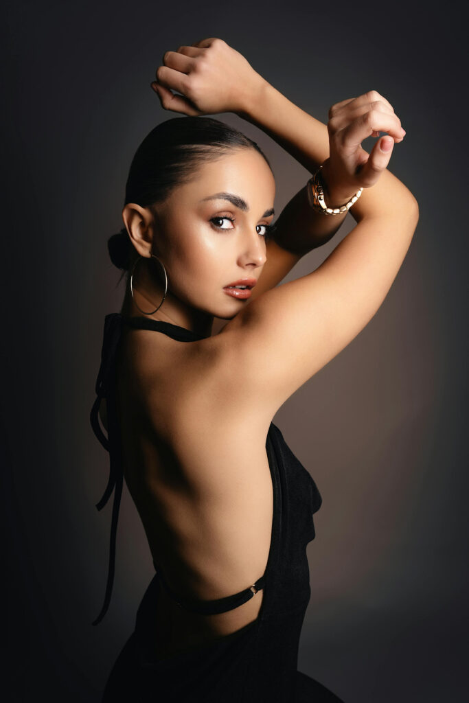 Model posing in Bangkok studio